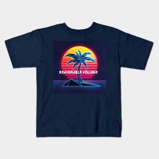 Reasonable Volume Palm Logo Kids T-Shirt